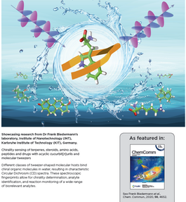 Cover of our Chemical Communications article