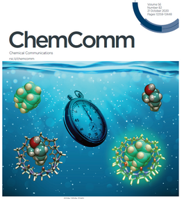 Cover of our Chemical Communications article